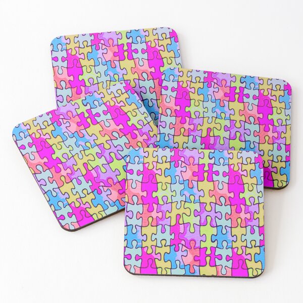 Item preview, Puzzle Piece Galore designed and sold by TotallyRetroArt.