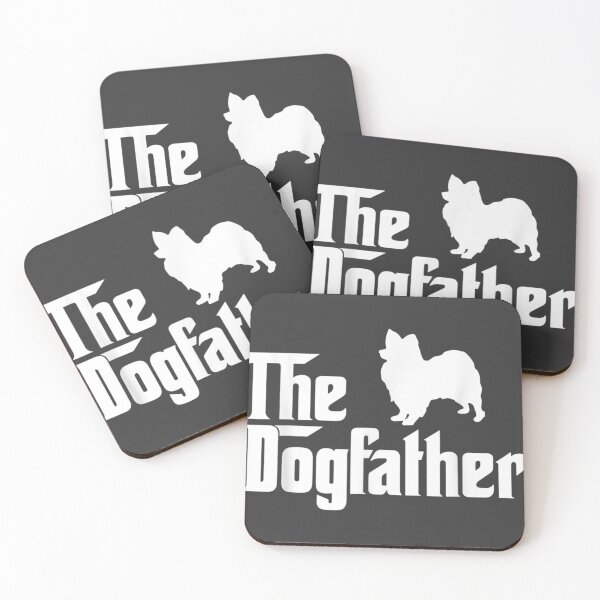 Item preview, Papillon Dog The Dogfather Funny Dog Gift designed and sold by studiorabit.