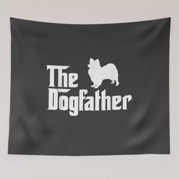 Item preview, Papillon Dog The Dogfather Funny Dog Gift designed and sold by studiorabit.