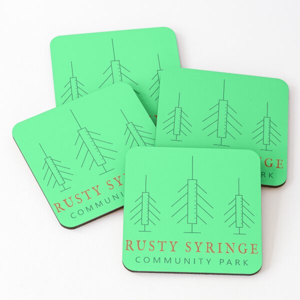 Item preview, Rusty Syringe Community Park designed and sold by skocartwork.