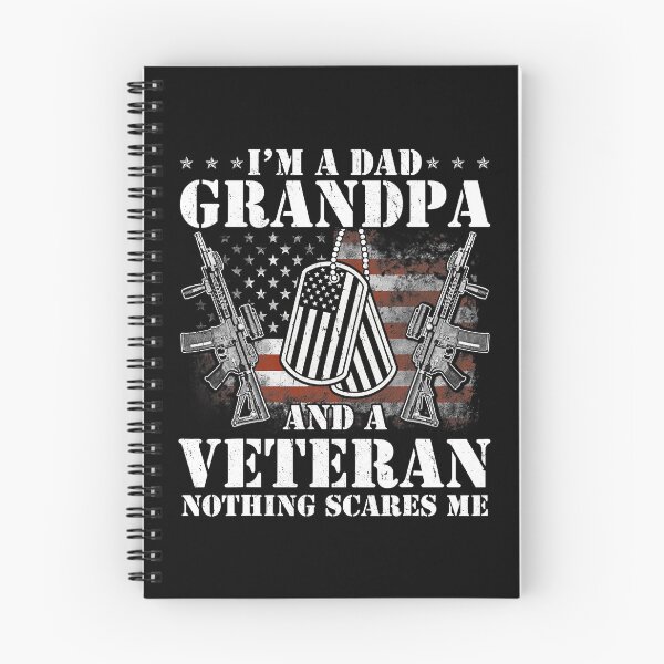 Item preview, I'm A Dad Grandpa And A Veteran Nothing Scares Me Father's Day designed and sold by Xtjjae.