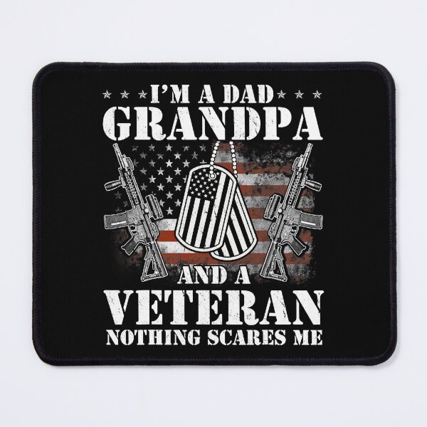 Item preview, I'm A Dad Grandpa And A Veteran Nothing Scares Me Father's Day designed and sold by Xtjjae.