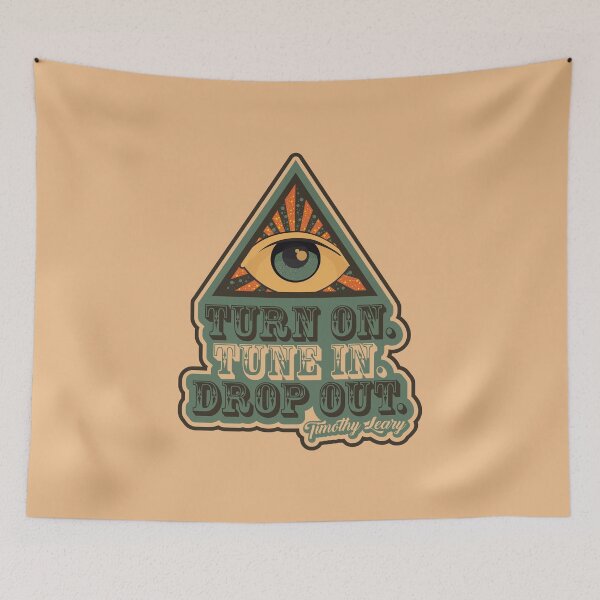 Item preview, "Turn on, tune in, drop out!" Timothy Leary - Beatnick Generation - Acids designed and sold by Boogosh.