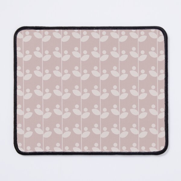 Item preview, Cute Minimalist Retro Leaves Pattern, Mid Century Modern Leaves Gray Pink designed and sold by scorpiolane.