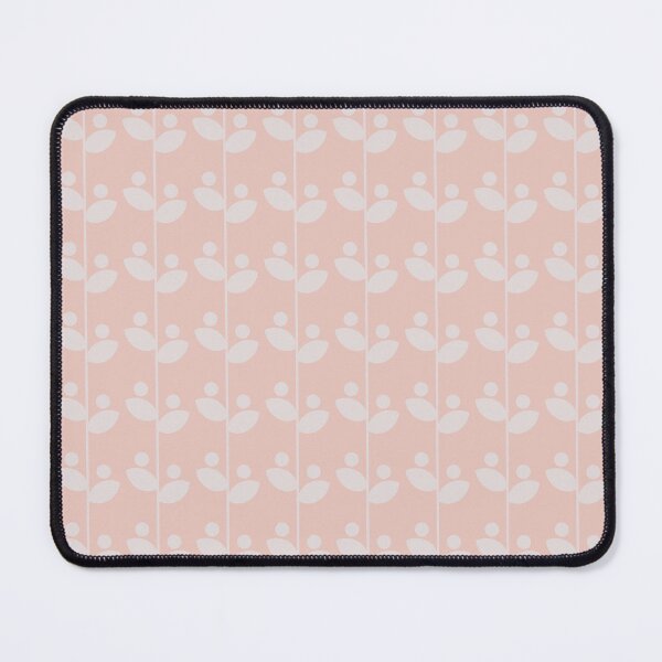 Item preview, Cute Minimalist Retro Leaves Pattern, Mid Century Modern Leaves Coral Pink designed and sold by scorpiolane.