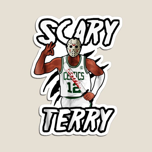 Boston Celtics Scary Terry Rozier Unisex Player T-shirt Size Small/Medium