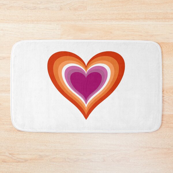 Item preview, Lesbian Flag Heart  designed and sold by AllieJae.
