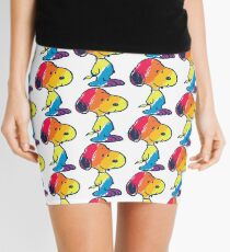 rainbow snoopy Mini Skirt