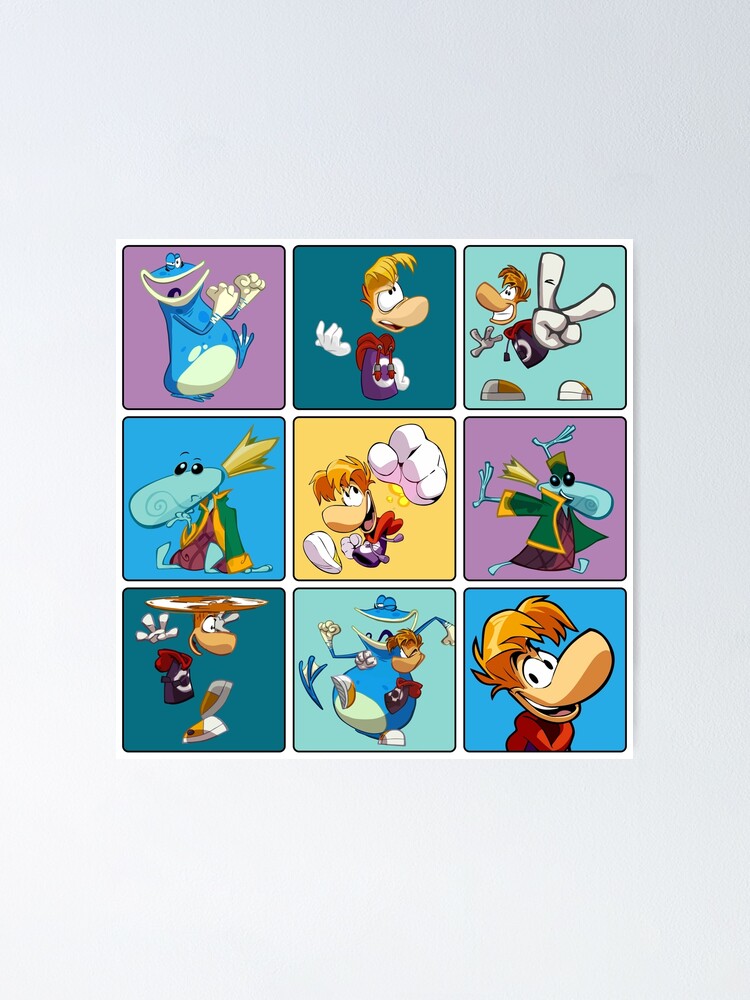 Vintage Rayman And Globox Poster for Sale by HayleyKihn2034