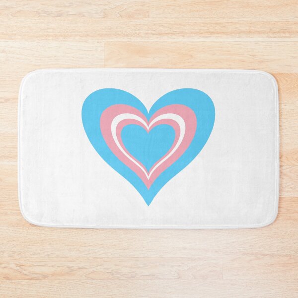 Item preview, Trans Flag Heart  designed and sold by AllieJae.