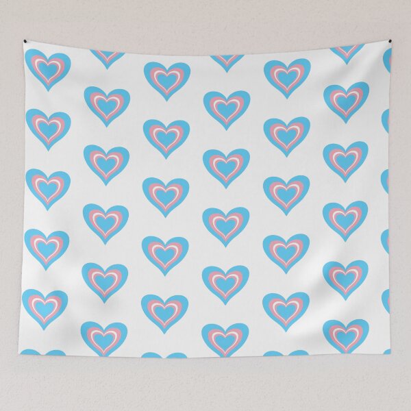 Item preview, Trans Flag Heart  designed and sold by AllieJae.