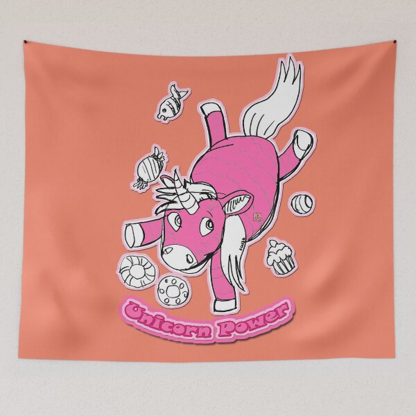 Item preview, Power Of The Unicorn Horse (Original Drawing by ACCI) designed and sold by VanyssaGraphics.