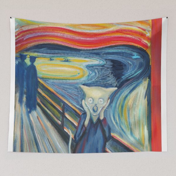 Item preview, The Scream Cat designed and sold by KilkennyCat Art.