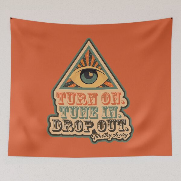 Item preview, "Turn on, tune in, drop out!" Timothy Leary - Beatnick Generation - Acids designed and sold by Boogosh.