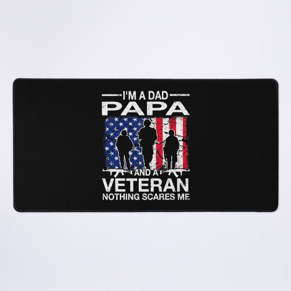 Item preview, I'm A Dad Papa And A Veteran Nothing Scares Me Father's Day designed and sold by Xtjjae.