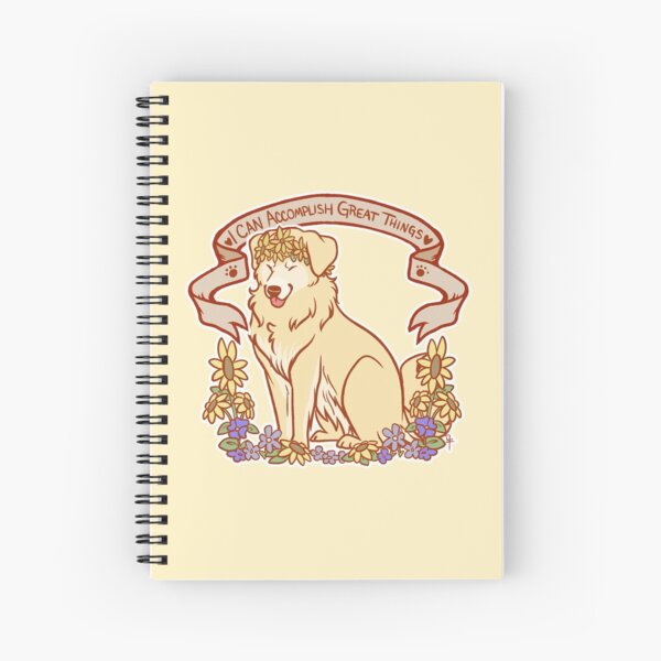Inspirational Retriever Spiral Notebook