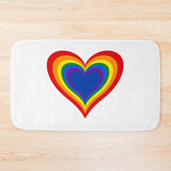 Item preview, LGBTQ Flag Heart  designed and sold by AllieJae.