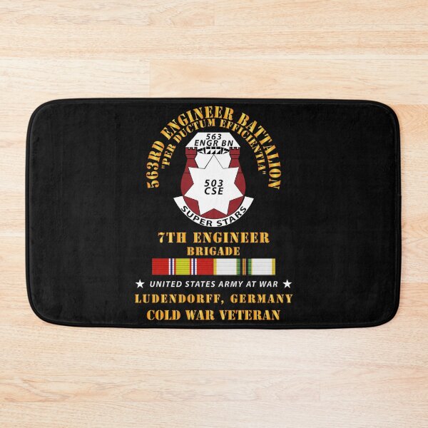 Item preview, Army - 563rd Engineer Bn (Super), 7th Eng Bde, Ludendorff, Germany w COLD SVC X 300 designed and sold by Military Insignia Products.