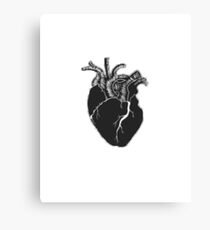 Black Heart Canvas Print
