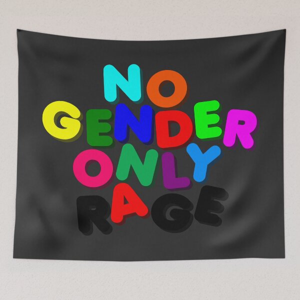 Item preview, NO GENDER ONLY RAGE designed and sold by Vira Magnus Layton.