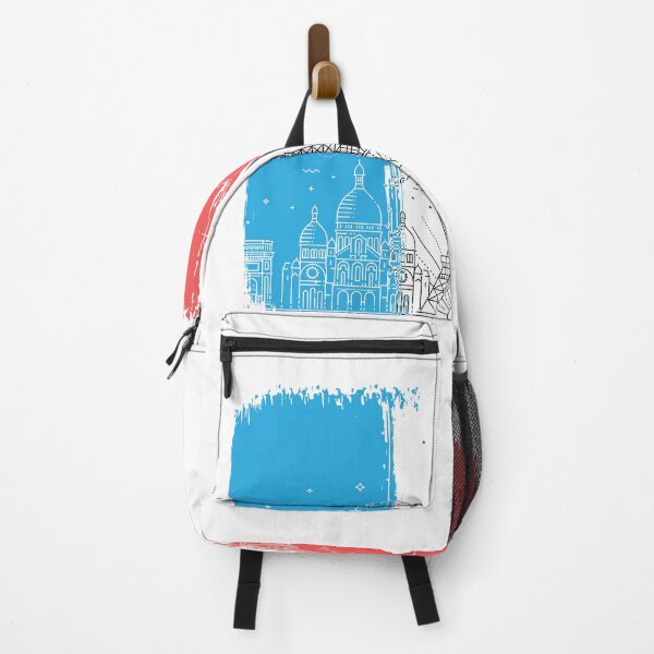 Item preview, Bastille Day French Flag Landmarks designed and sold by jaygo.