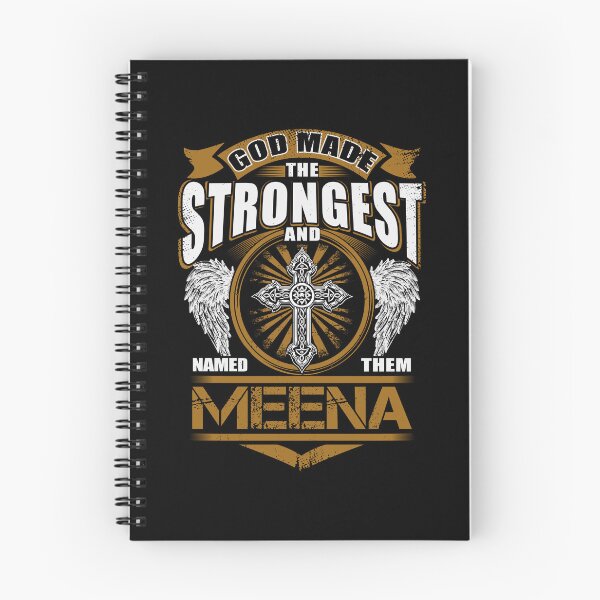 Item preview, Meena Name T Shirt - God Found Strongest And Named Them Meena Gift Item Tee designed and sold by celiagomez456.