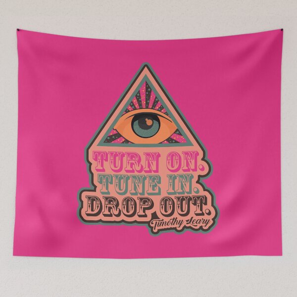 Item preview, "Turn on, tune in, drop out!" Timothy Leary - Beatnick Generation - Acids designed and sold by Boogosh.