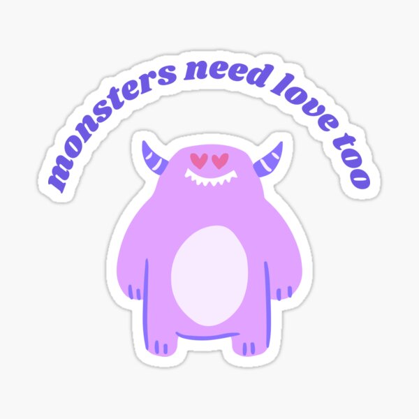 Item preview, Monsters Need Love Too: Cute monster design designed and sold by AmphoraGhost.