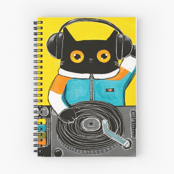 Artikelvorschau, DJ-Katze 2 entworfen und verkauft von KilkennyCat Art.
