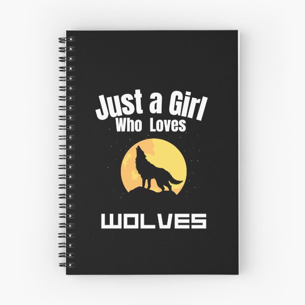 Item preview, Just a Girl Who loves Wolves #03 designed and sold by WaguinhoTex.