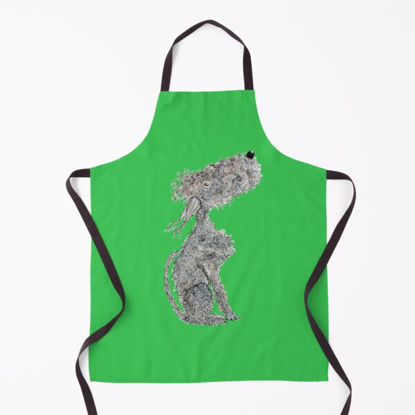 Item preview, Grey Dog Sitting Pretty, Blue Bedlington Terrier, Green designed and sold by The Quaint and Quirky.