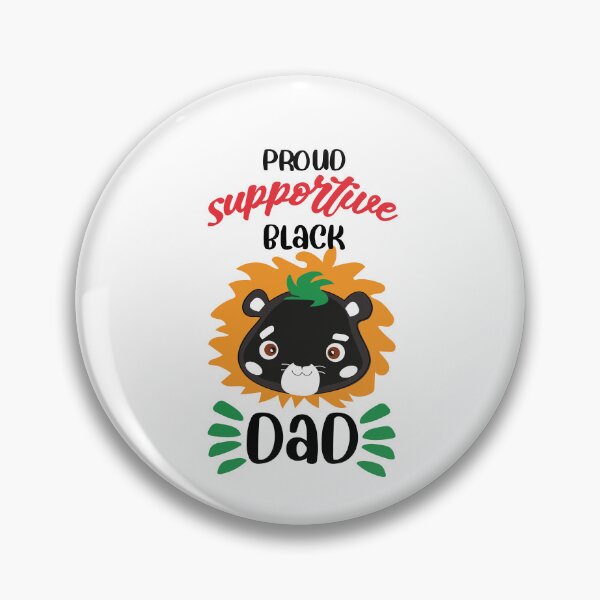 Item preview, Proud Supportive Black Dad , Dad Lion designed and sold by HanyAlashkar.