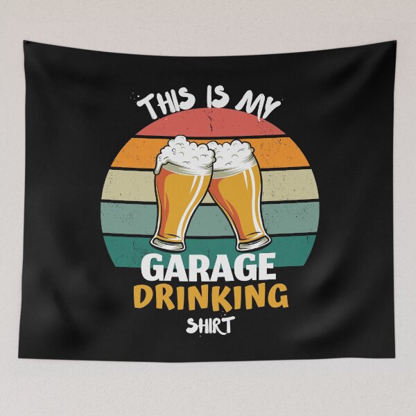 Item preview, Enjoy Party Retro Matching This Is My Garage Drinking. designed and sold by JoshBulky.