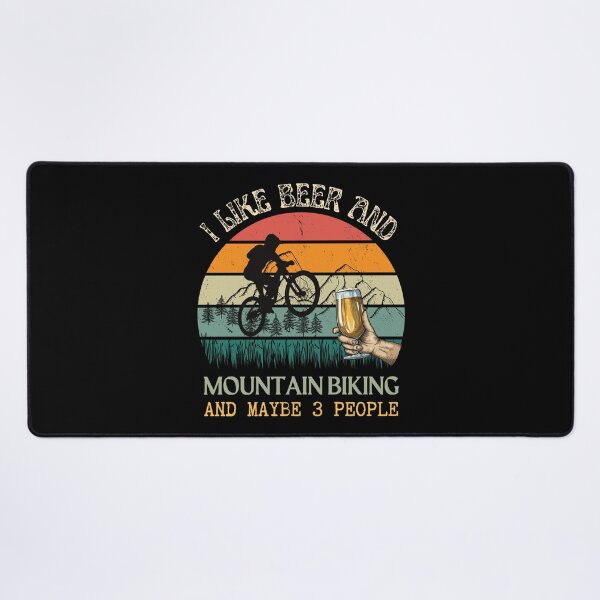 Item preview, I Like Beer And Mountain Biking And Maybe 3 People Hiking. designed and sold by JoshBulky.