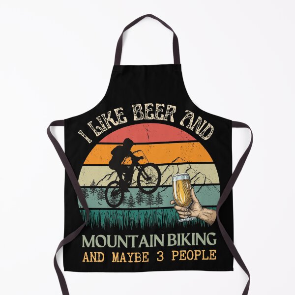 Item preview, I Like Beer And Mountain Biking And Maybe 3 People Hiking. designed and sold by JoshBulky.
