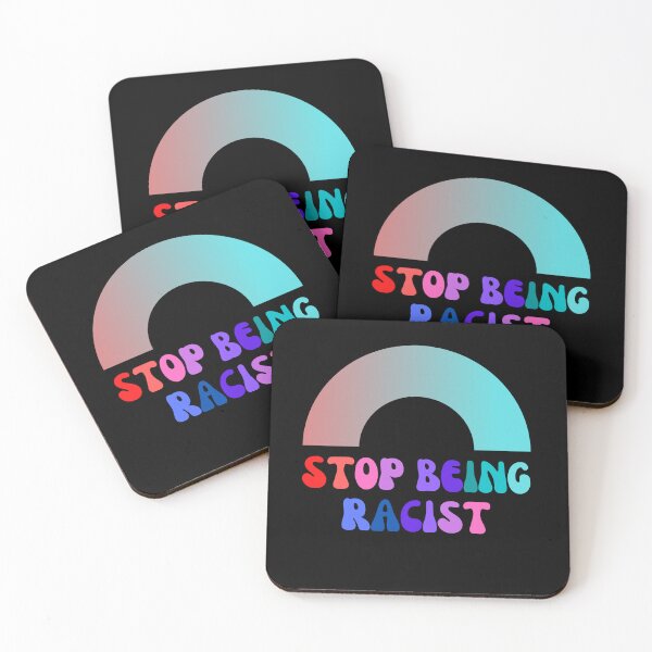 Item preview, Stop Being Racist Shirt Basic T-Shirt designed and sold by WilkDesign.
