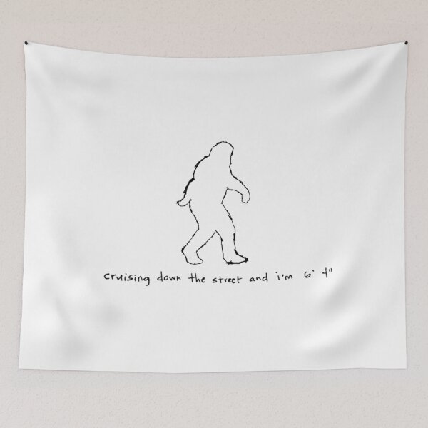 Item preview, Bigfoot Cruising Down the Street and I'm 6'4" Eazy E designed and sold by ohwhaleeatcake.