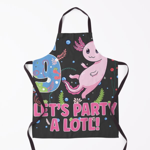 Item preview, Kids Cute Axolotl Motif 9 year old Axolotl Lover 9th Birthday designed and sold by studiorabit.