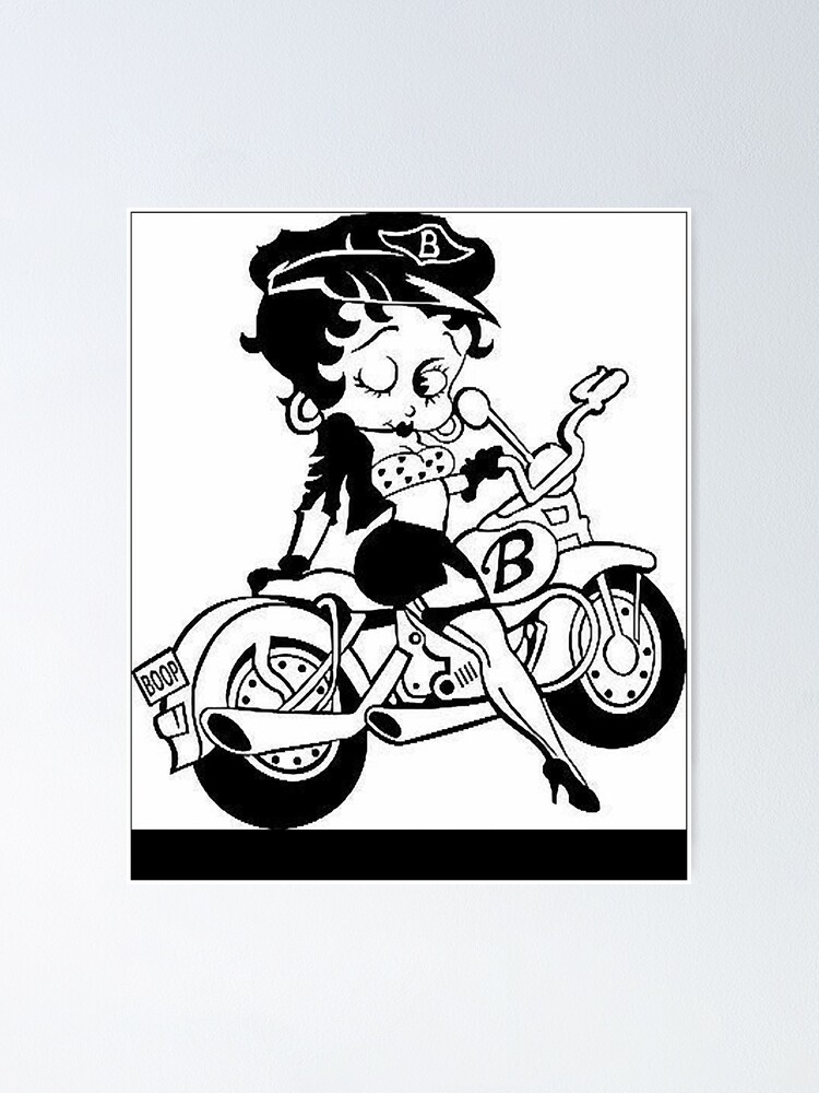 Car & Motorbike Stickers Betty Boop