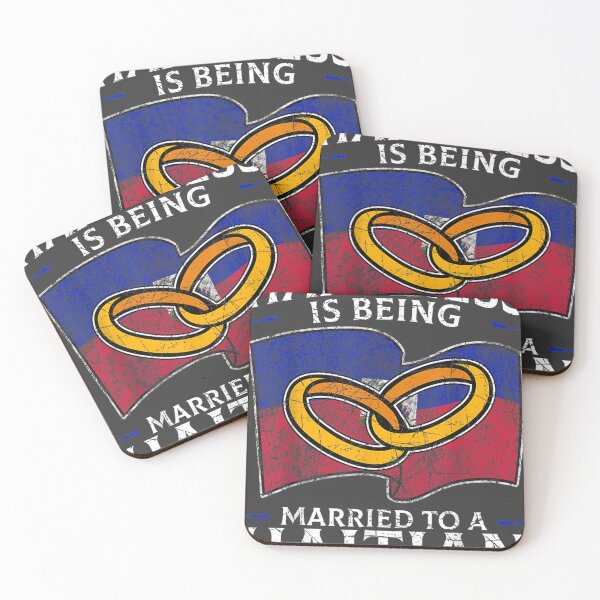 Item preview, Haitian Marriage Haiti Married Heritage Flag Culture designed and sold by studiorabit.