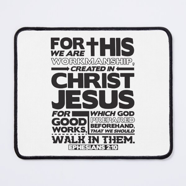 Item preview, Ephesians 2:10 Created in Christ Jesus designed and sold by plushism.