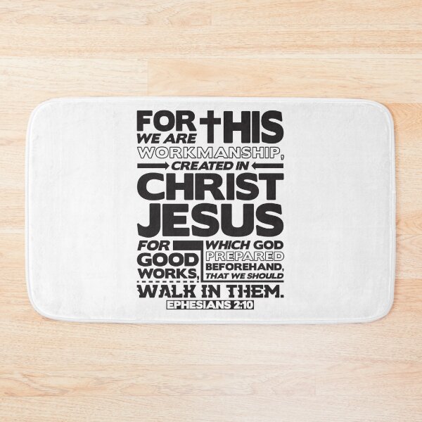 Item preview, Ephesians 2:10 Created in Christ Jesus designed and sold by plushism.