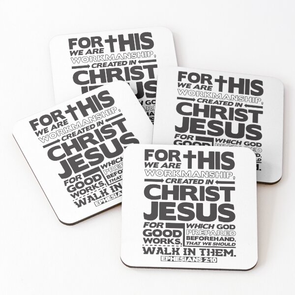 Item preview, Ephesians 2:10 Created in Christ Jesus designed and sold by plushism.