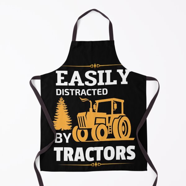 Item preview, Easily Distracted By Tractors Funny Farmer. designed and sold by JoshBulky.