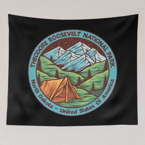 Item preview, Theodore Roosevelt National Park Camping designed and sold by JordanHolmes.