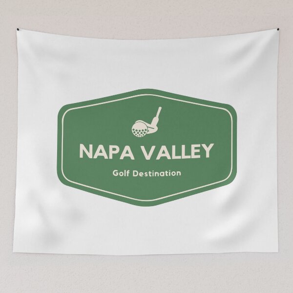 Item preview, Napa Valley in California, United States - Golf Course Travel Destination Logo designed and sold by Vintage-TM.
