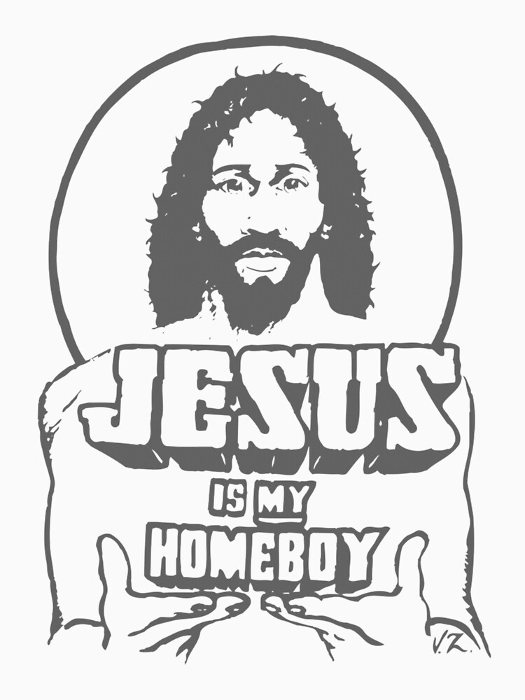 Thumbnail 7 of 7, Essential T-Shirt, Jesus is my homeboy designed and sold by HttpLior.