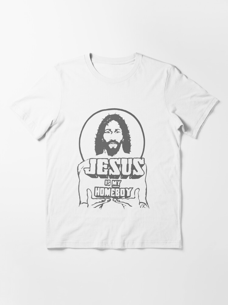 Thumbnail 3 of 7, Essential T-Shirt, Jesus is my homeboy designed and sold by HttpLior.