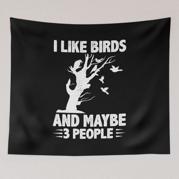Item preview, I Like Birds And Maybe 3 People Birding Birdwatching designed and sold by haselshirt.