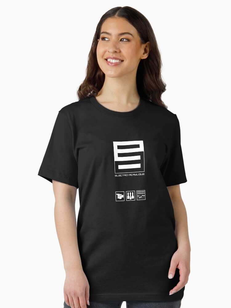 Aperçu 2 sur 7. T-shirt essentiel avec l'œuvre Electro-Acrylique créée et vendue par ElectroA.